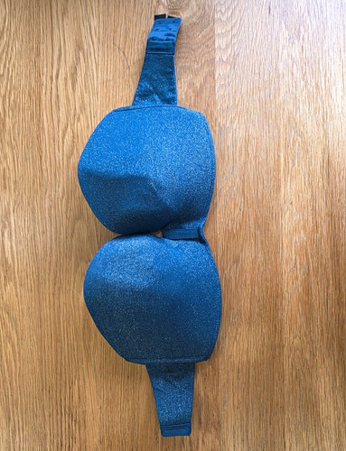 Shimmer blue wonderbra - blue, size