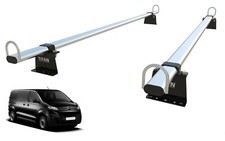 Roof Rack 2 Bars for PEUGEOT EXPERT Van Mk3 - (2016-onward) TITAN WorkReady