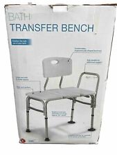 Height Adjustable Shower Chair, Non Slip Bath Transfer Bench for Elderly