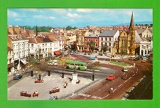 Colourmaster Bus Postcard - The Square, Caernarvon - Crosville Bristol MW