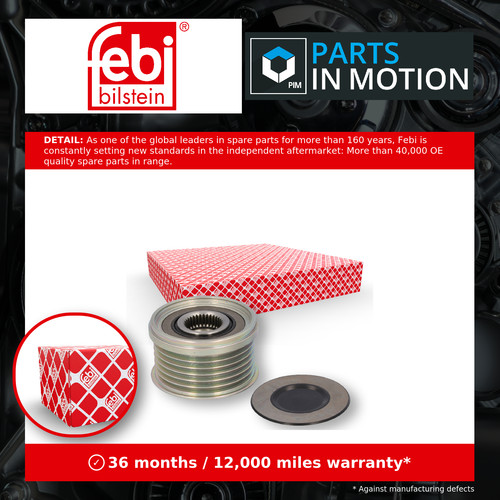 Overrunning alternator pulley - overrunning,