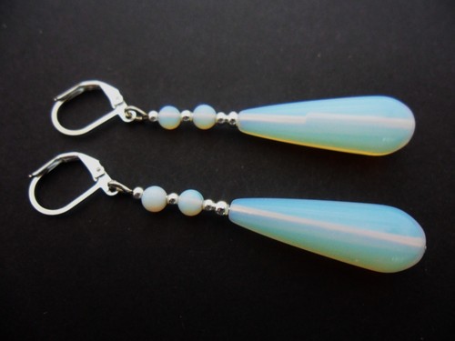 Silver plated long dangly - plated,