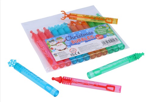 144 christmas bubble tubes - christmas,