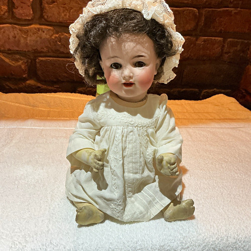 Antique 126 bisque baby - k&r,