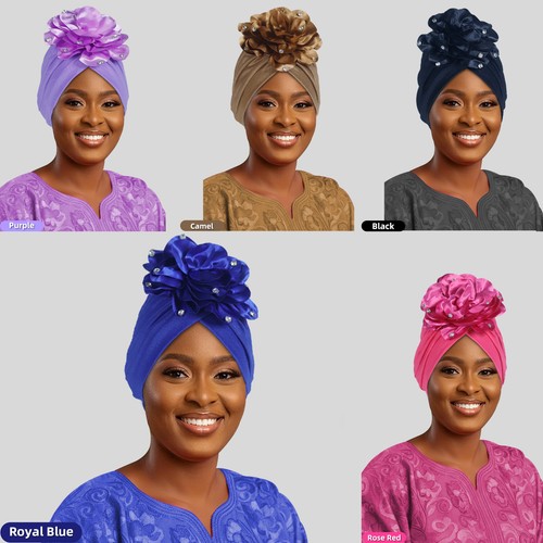African women flower - african,