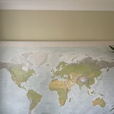 IKEA BJÖRKSTA Word Map 200 x 140cm Cost £95