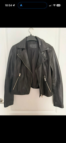 Allsaints leather jacket size - allsaints,