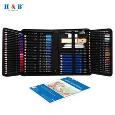 145 pcs Professional Artist Oil Colored Pencils and Sketch Set, Art for Adults
