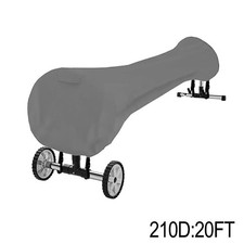 Gray Outdoor Pool Reel Cover