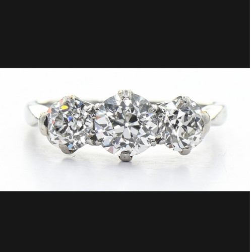 Antique platinum stone - antique,