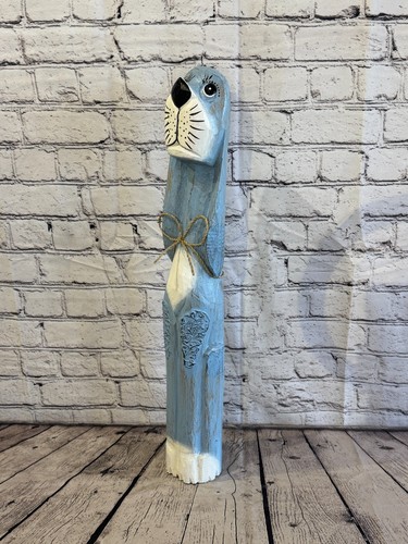 60cm light blue wooden - light,