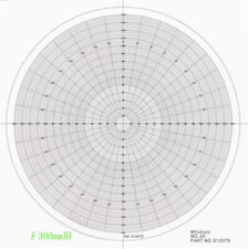 Optical Comparator Chart For Profile Projector Overlay Chart For Mitutoyo 512075