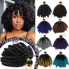 Black Jamaican Bounce Jumpy Wand Curl Crochet Braids Real Thick Hair Extensions