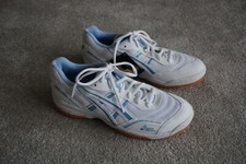 Ladies white/pale blue indoor