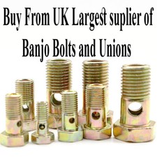 Banjo Bolt Banjo Union for Fuel Line Fittings Banjo Fitting Hydraulics Car Truck