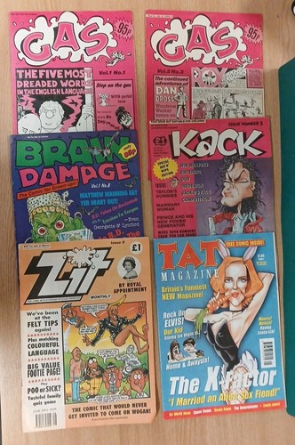 Six alternative 1990 comics - six,
