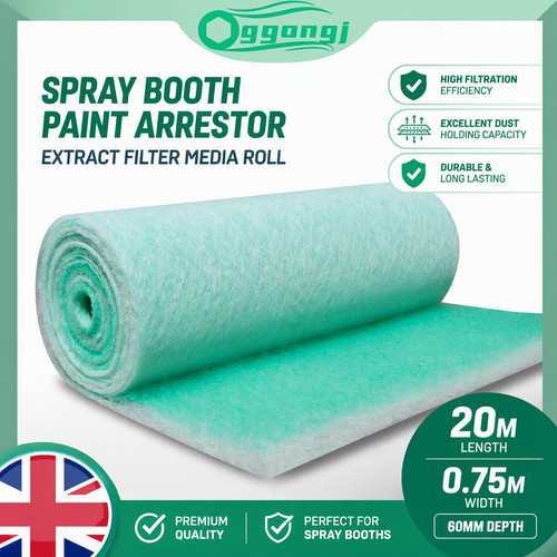 Spray booth paint arrestor - spray,
