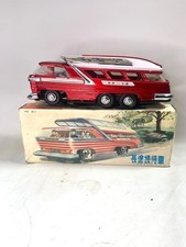 Vintage Tinplate Bus ME083 Red