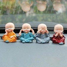 4pcs Kongfu Monk Figurine