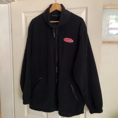 Men black fleece zip - black,