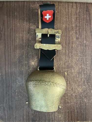 Large souvenir swiss cow bell - large,