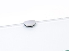 Glass Shelves Bathroom Wall Mounted Floating Toughened Straight Shelf + Supports