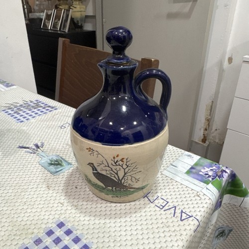 Vintage blue glazed stoneware - ,