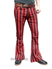 FLARES Red Black Striped mens