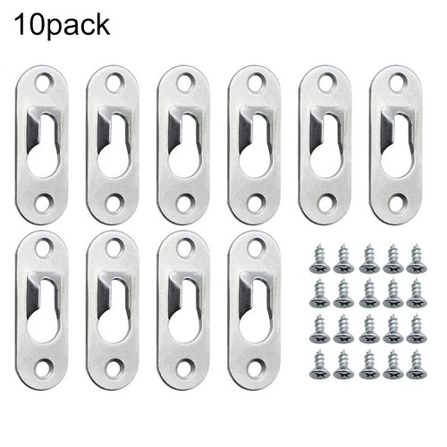 Keyhole hanging bracket plate - keyhole,