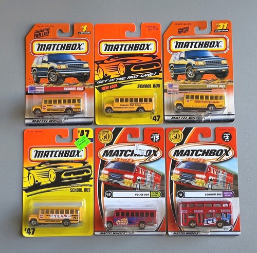 Matchbox bus lot school - lot, 6
