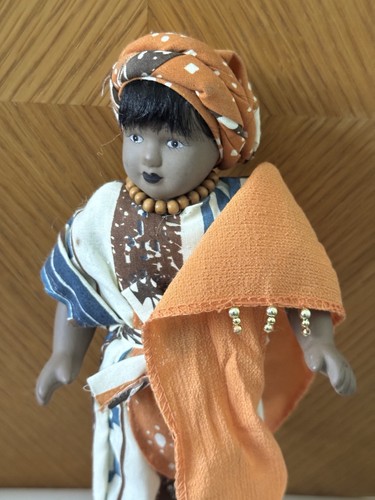 Vintage ethnic doll handmade - doll,