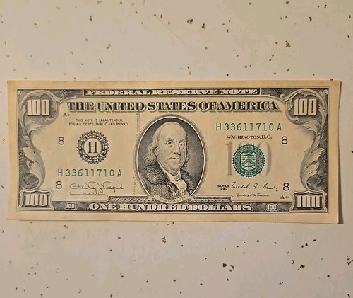 Old 100 dollar - 100,