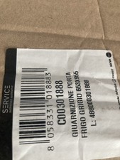 Hotpoint Fridge & Freezer Grey Door Seal  Genuine C00301888