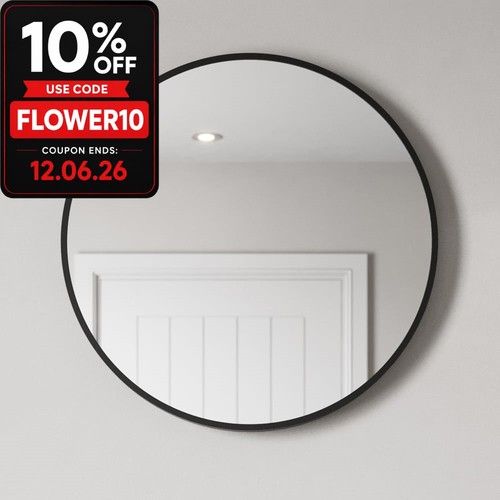 600 600mm black wall - 600, mounted