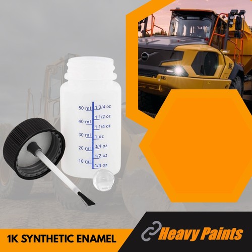 Still orange forklift truck - orange,