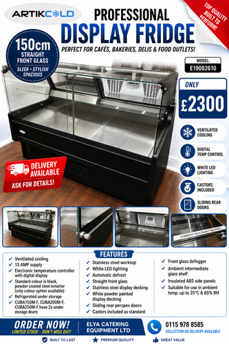 Cuba meat 150cm fridge display - cuba,
