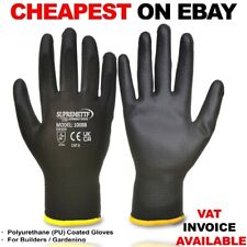 24 PAIRS PU COATED SAFETY WORK