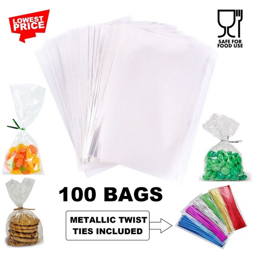 100 cellophane sweet - 100, bags