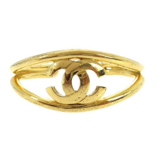 Chanel gold bracelet bangle - bracelet,