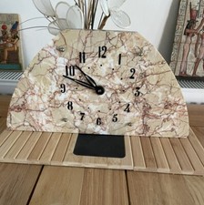 Art Deco Marble  Clock Vintage