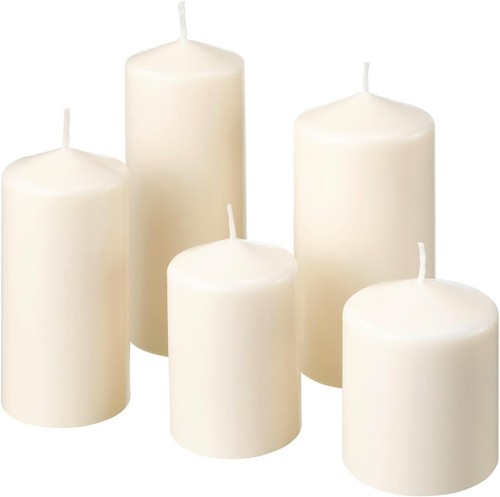 Unscented block candles - unscented,