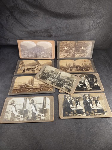 Vintage stereoview card - stereoview, lot