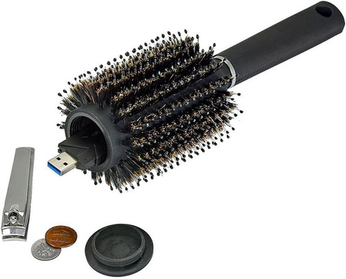Diversion safe hair brush with - safe,
