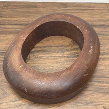 Vintage Wood Hat Block Flange