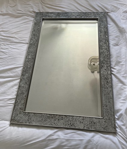 Crackle design wall mirror - crackle,