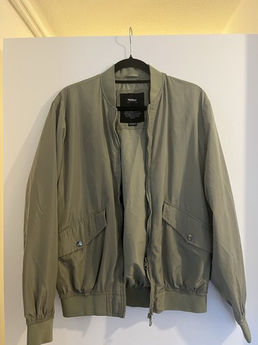 Pull bear khaki bomber jacket - pull&bear,
