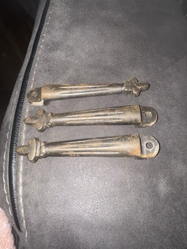 Edwardian metal stair grips - metal,