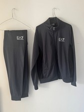 EA7 Large Silver Logo Tracksuit