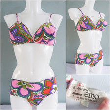 Vintage Bikini 1960s Two Piece