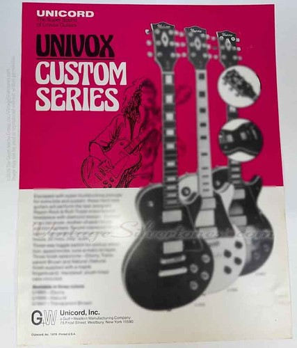 Univox custom series - custom,